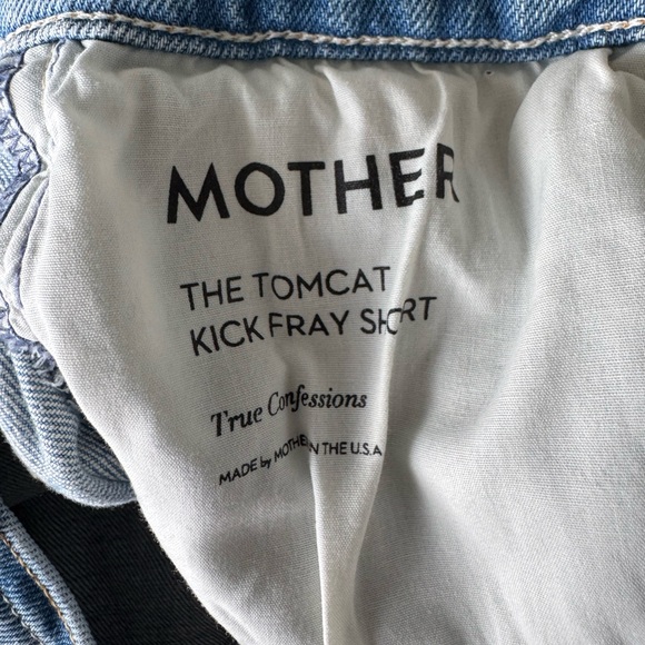 MOTHER SUPERIOR The Tomcat Kick Fray Shorts in True Confessions - Size 28 - Picture 11 of 16